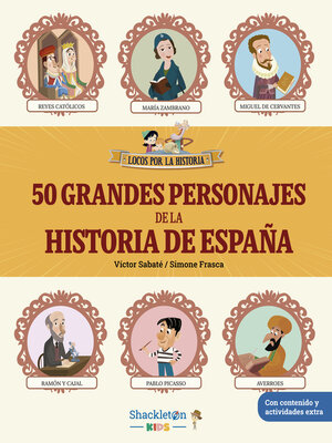 cover image of 50 grandes personajes de la historia de España